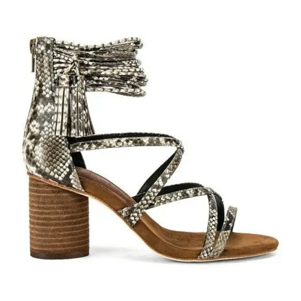 Free People x Jeffrey Campbell Despina heeled Sandals 8 EUC